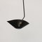 Modern Black 5 Curved Fixed Arms Spider Ceiling Lamp by Serge Mouille, Image 9
