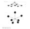 Black 7 Fixed Arms Spider Ceiling Lamp by Serge Mouille 8