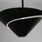 Black Small Snail Ceiling Wall Lamp by Serge Mouille 4