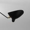 Modern Black 3 Fixed Arms Spider Ceiling Sconce Lamp by Serge Mouille 5