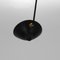 Modern Black 3 Fixed Arms Spider Ceiling Sconce Lamp by Serge Mouille 3