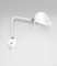 White Anthony Wall Lamp with Round Fixation Box by Serge Mouille, Image 2
