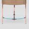 Tavolino Pioneer Alice T79l in rame / quercia / vetro di Peter Gfhyczy, Immagine 3