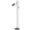 Spell Floor Lamp Black Brass by Johan Carpner for Konsthantverk 1