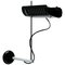 Colombo Black Wall Lamp by Joe Colombo for Oluce 1