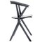 Konstantin Grcic B Chair Black Leather for Bd Barcelona 1
