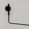 Mid-Century Modern Black Wall Lamp with One Rotating Straight Arm by Serge Mouille 5