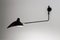 Mid-Century Modern Black Wall Lamp with One Rotating Straight Arm by Serge Mouille, Image 3