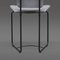Urban Jodie S02 Charcoal and Gray Fabric Side Chair by Peter Ghyczy 15