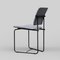 Urban Jodie S02 Charcoal and Gray Fabric Side Chair by Peter Ghyczy 4