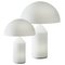 Atollo Large and Medium Glass Table Lamps by for Oluce, Set of 2, Image 1