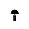 Atollo Large and Small Black Table Lamps by for Oluce, Set of 2, Image 2