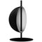Black Table Lamp Superluna by Victor Vaisilev for Oluce 1