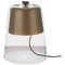 Table Lamp Semplice Satin Gold Glaze by Sam Hecht for Oluce, Image 1