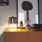 Lámpara de mesa Semplice esmaltada en dorado de Sam Hecht para Oluce, Imagen 3