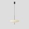 Lamp Model 2065 White Diffuser, Black Hardware & Black Cable by Gino Sarfatti 8