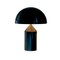 Große Atollo Tischlampen in Schwarz von Vico Magistretti für Oluce, 2er Set 2