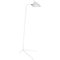 White One-Arm Standing Lamp by Serge Mouille, Image 1