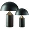 Atollo Large and Medium Bronze Table Lamps by Vico Magistretti for Oluce, Set of 2, Image 1