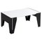 Falcon Black and White Side Table by Adolfo Abejon 1