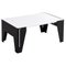 Falcon Black and White Side Table by Adolfo Abejon, Image 1