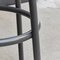 Grasso Leather and Brown Lacquered Metal Stool by Stephen Burks 10
