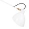 Kh # 1 White Wall Lamp with Long Arm by Sabina Grubbeson for Konsthantverk 2