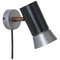 Kusk Black Leather and Iron Wall Lamp by Sabina Grubbeson for Konsthantverk 1