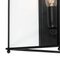 Large Glimminge Black Wall Lamp from Konsthantverk 2