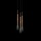 Lampada da soffitto Spav 3 in ottone nero di Johan Carpner per Konsthantverk, Immagine 10