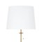 Uno Large Raw Brass Table Lamp from Konsthantverk 2