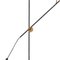 Kh # 1 Black Raw Brass Floor Lamp from Konsthantverk, Image 3