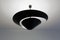 Large Black Snail Ceiling Lamp by Serge Mouille 2