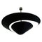 Large Black Snail Ceiling Lamp by Serge Mouille, Image 1