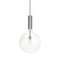 Rosdala Large Iron Clear Glass Ceiling Lamp by Sabina Grubbeson for Konsthantverk 4