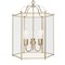 Glimminge Large 3 Arms Brass Ceiling Lamp from Konsthantverk 4