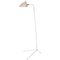 White 1-Arm Standing Lamp by Serge Mouille 1