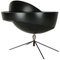 Black Saturn Table Lamp by Serge Mouille 1