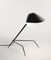 Lámpara trípode en negro de Serge Mouille, Imagen 2
