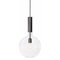 Rosdala Black Steel Clear Glass Ceiling Lamp by Sabina Grubbeson for Konsthantverk 4