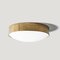 Svep Small Raw Brass Ceiling Lamp from Konsthantverk 4