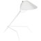 Lampada tripode bianca di Serge Mouille, Immagine 1