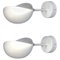 White Eye Sconce Wall Lamp Set by Serge Mouille, Set of 2, Image 1