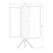 Lampe de Bureau B207 Blanche par Michel Buffet 7