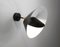 Black Saturn Wall Lamp by Serge Mouille 2