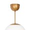 Glob Brass D25 Ceiling Lamp from Konsthantverk 3