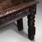 Antique Scottish Gothic Bench in Oak, 1850s 8