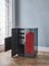 Ainu Collection 3-Drawer Cabinet of Lacquer Carved Wood and Steel by Soshiro, 2020 3