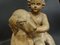 French Terracotta Child with Dog, 1700s 12