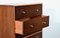 Mid-Century Scandinavian Style Teak and Brass Chest of Drawers or Tallboy from Stag 7